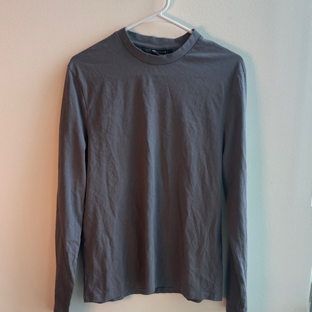 ASOS Charcoal Long Sleeve Tee
